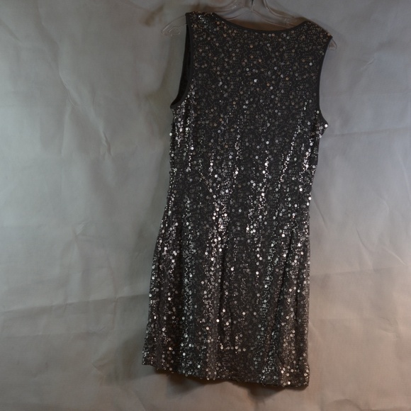 Stretch Sequin Dress SZ S Expresso - Picture 6 of 8